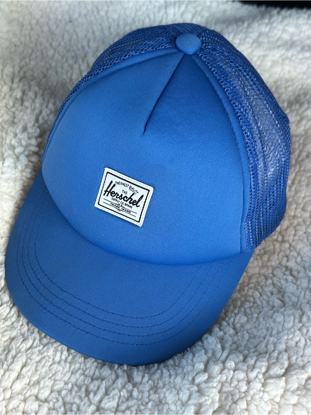 Herschel Supply Co. Kids Blue Trucker Snapback Hat One Size